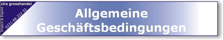 Allgemeine
Geschftsbedingungen