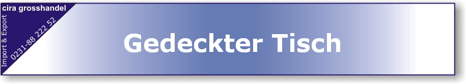 Gedeckter Tisch